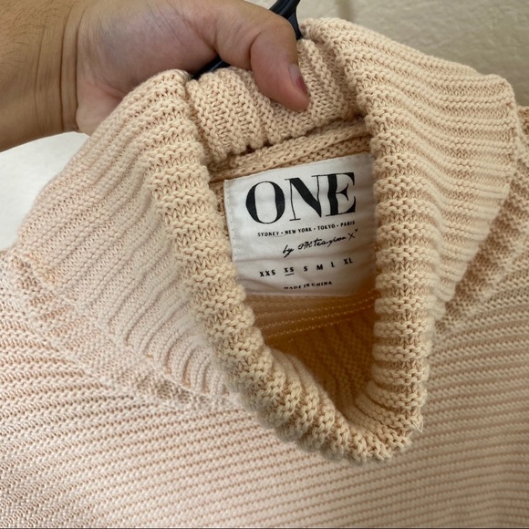 One Teaspoon Parisienne Nights sweater dress pink SZ XS - Picture 10 of 11